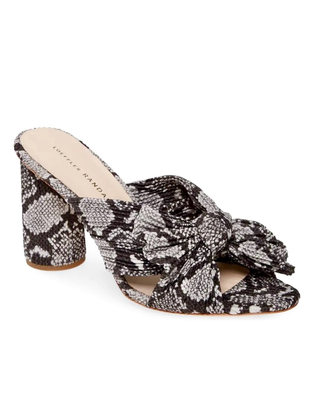Loeffler Randall Penny Pleated Knotted Bow Heels